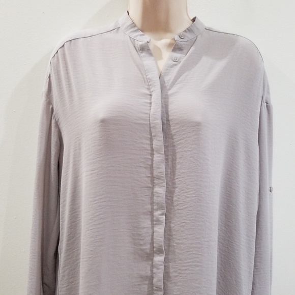Mossimo tv xs women's gray blouse - Picture 3 of 8